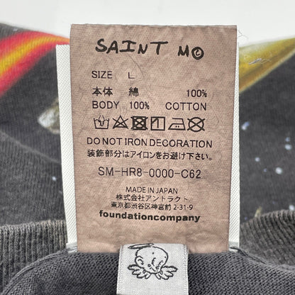 SAINT MICHAEL セントマイケル SM-HR8-0000-C62 STARWARS Tｼｬﾂ ﾌﾞﾗｯｸ トップス L