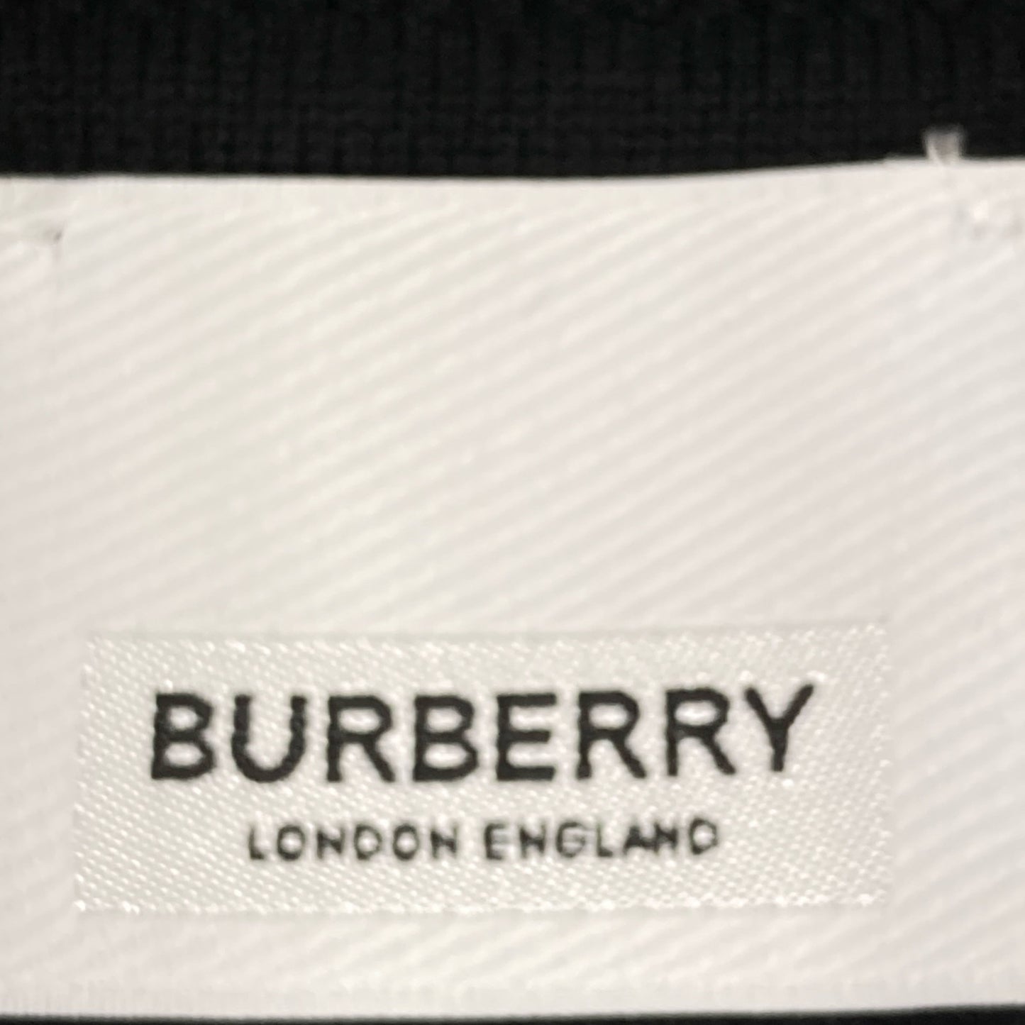 BURBERRY バーバリー 8036088 ﾌﾞﾗｯｸ ﾗﾊﾞｰｻｰｸﾙﾛｺﾞｸﾞﾗﾌｨｯｸ ﾄﾚｰﾅｰ ﾃｨｯｼ期 トップス S