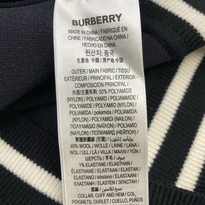 BURBERRY バーバリー 8036088 ﾌﾞﾗｯｸ ﾗﾊﾞｰｻｰｸﾙﾛｺﾞｸﾞﾗﾌｨｯｸ ﾄﾚｰﾅｰ ﾃｨｯｼ期 トップス S