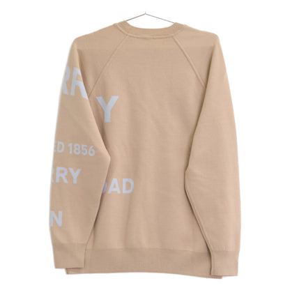 BURBERRY バーバリー 8040224 ﾍﾞｰｼﾞｭ ﾎｰｽﾌｪﾘｰﾆｯﾄｾｰﾀｰ トップス M