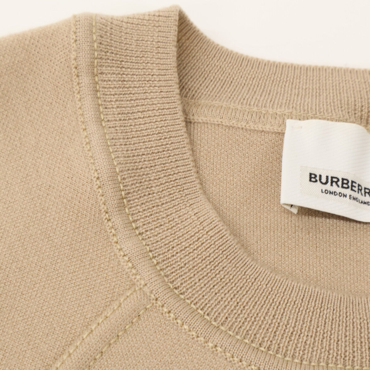 BURBERRY バーバリー 8040224 ﾍﾞｰｼﾞｭ ﾎｰｽﾌｪﾘｰﾆｯﾄｾｰﾀｰ トップス M