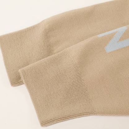 BURBERRY バーバリー 8040224 ﾍﾞｰｼﾞｭ ﾎｰｽﾌｪﾘｰﾆｯﾄｾｰﾀｰ トップス M