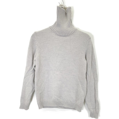 ZANONE ザノーネ 812516 ｸﾞﾚｰ 5ｹﾞｰｼﾞｳｰﾙｿﾘｯﾄﾞﾀｰﾄﾙﾈｯｸﾆｯﾄ トップス 46