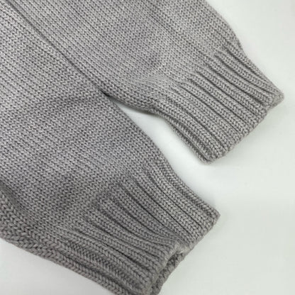 ZANONE ザノーネ 812516 ｸﾞﾚｰ 5ｹﾞｰｼﾞｳｰﾙｿﾘｯﾄﾞﾀｰﾄﾙﾈｯｸﾆｯﾄ トップス 46