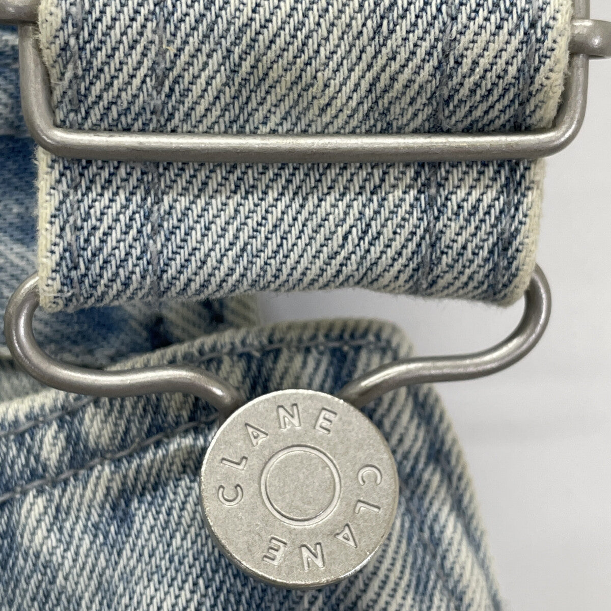CLANE クラネ 18112-5042 ﾌﾞﾙｰ WAIST ADJUST OVERALLS オーバーオール オールインワン 2