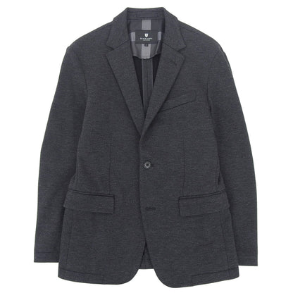 BLACK LABEL CRESTBRIDGE ブラックレーベルクレストブリッジ 美品 ジャージー シングル 2B ジャケット メンズ グレー S 21年 ジャケット S