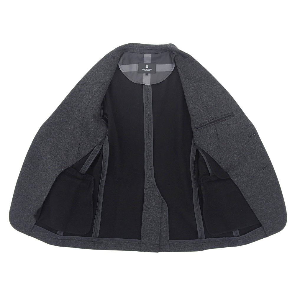 BLACK LABEL CRESTBRIDGE ブラックレーベルクレストブリッジ 美品 ジャージー シングル 2B ジャケット メンズ グレー S 21年 ジャケット S
