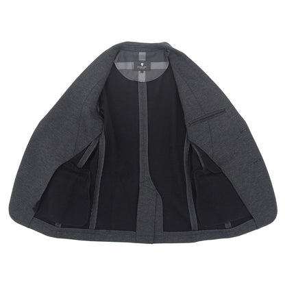 BLACK LABEL CRESTBRIDGE ブラックレーベルクレストブリッジ 美品 ジャージー シングル 2B ジャケット メンズ グレー S 21年 ジャケット S