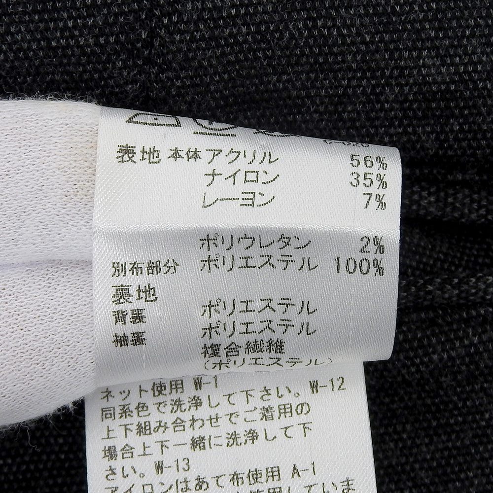 BLACK LABEL CRESTBRIDGE ブラックレーベルクレストブリッジ 美品 ジャージー シングル 2B ジャケット メンズ グレー S 21年 ジャケット S