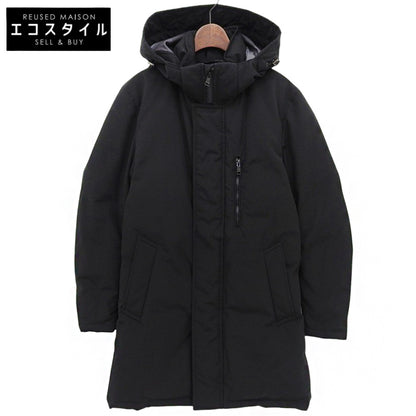 BLACK LABEL CRESTBRIDGE ブラックレーベルクレストブリッジ ナイロンタッサー フーディ ダウンジャケット ジャケット メンズ 黒 M 22年 ジャケット M