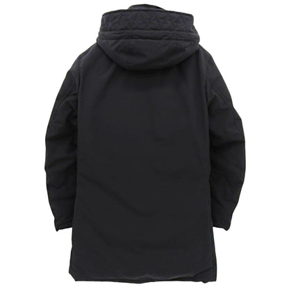 BLACK LABEL CRESTBRIDGE ブラックレーベルクレストブリッジ ナイロンタッサー フーディ ダウンジャケット ジャケット メンズ 黒 M 22年 ジャケット M