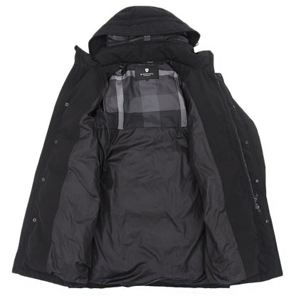 BLACK LABEL CRESTBRIDGE ブラックレーベルクレストブリッジ ナイロンタッサー フーディ ダウンジャケット ジャケット メンズ 黒 M 22年 ジャケット M