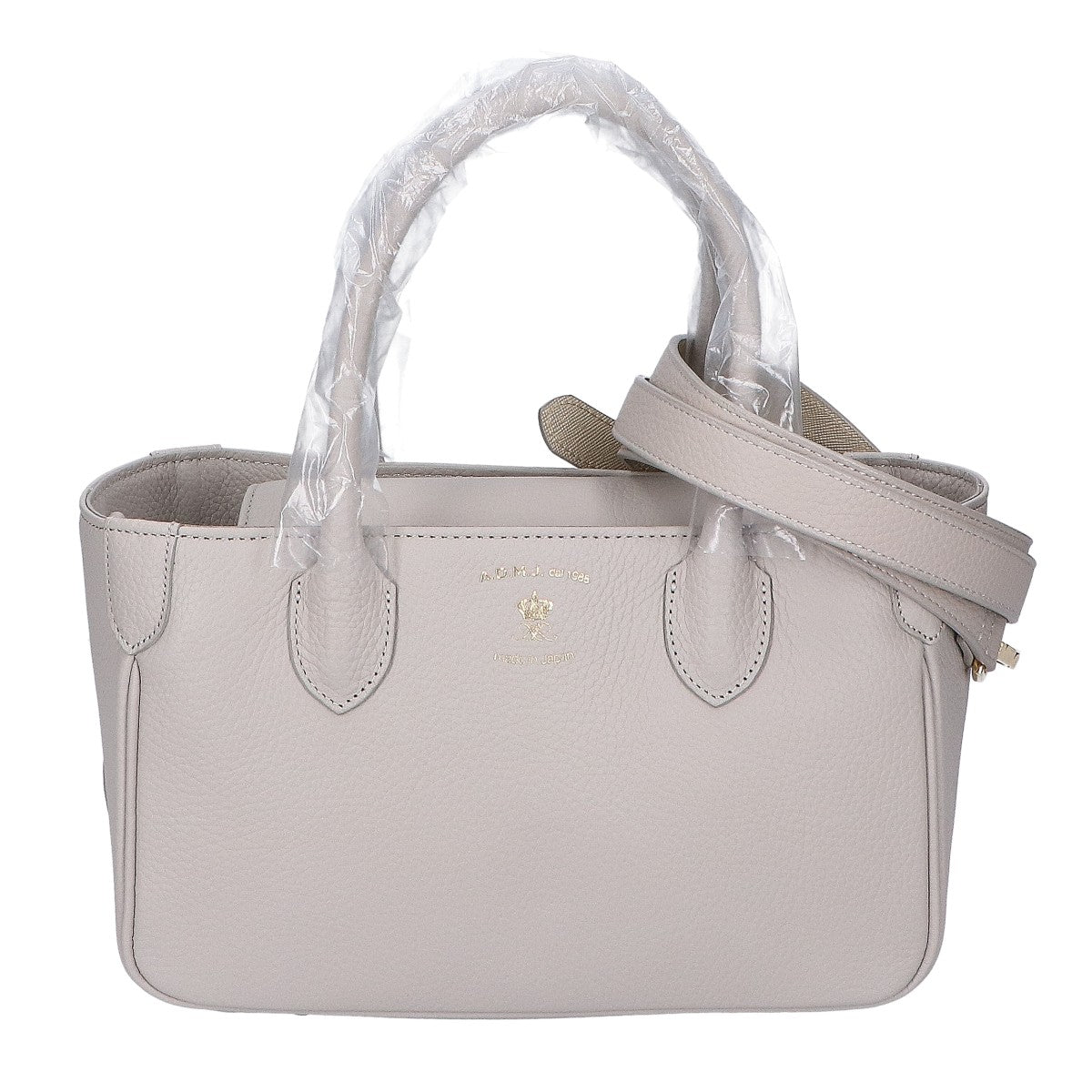 A.D.M.J. Accessoires De Mademoiselle ADMJ 【新品未使用】ACS01186A シュリンクレザー Dカン付 ミニ トートバッグ