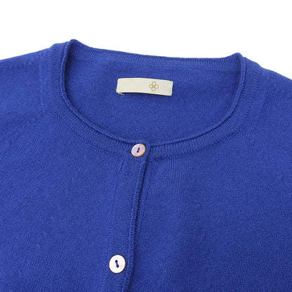 TOYOBOSHI トウヨウボウシ 新品同様 糸衣 KIKYO カシミヤ100 カーディガン トップス レディース ブルー 2 12IT-PC2603 トップス 2