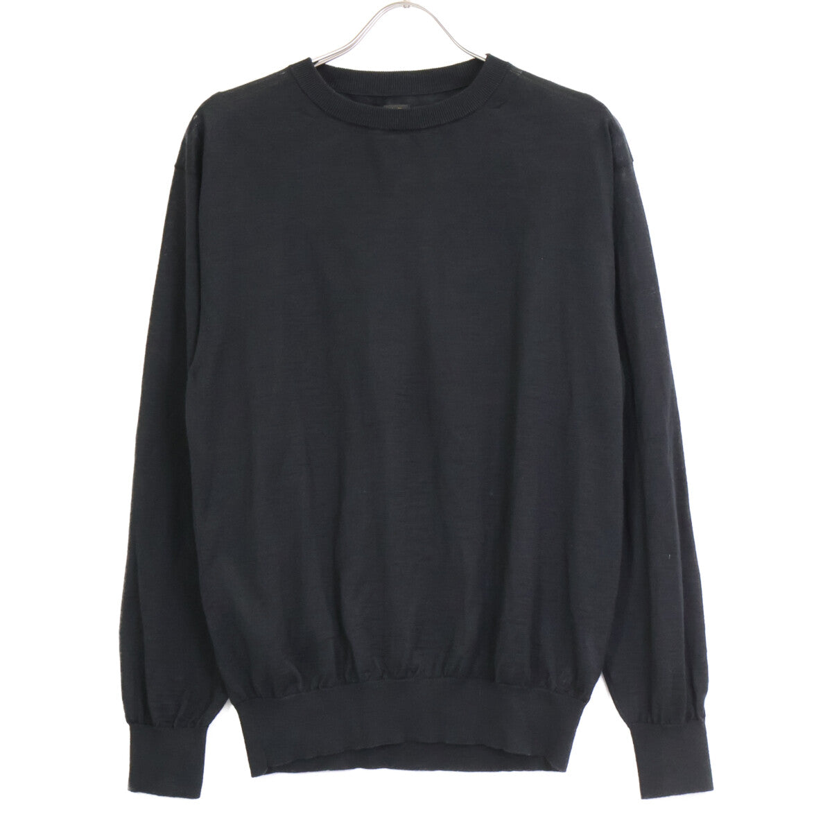BATONER バトナー ﾌﾞﾗｯｸ BN-24SM-051 CHOMA CREW NECK ﾆｯﾄ トップス 1