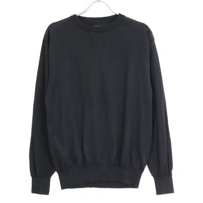 BATONER バトナー ﾌﾞﾗｯｸ BN-24SM-051 CHOMA CREW NECK ﾆｯﾄ トップス 1