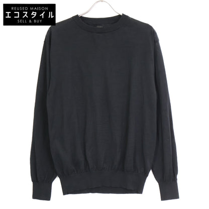 BATONER バトナー ﾌﾞﾗｯｸ BN-24SM-051 CHOMA CREW NECK ﾆｯﾄ トップス 1