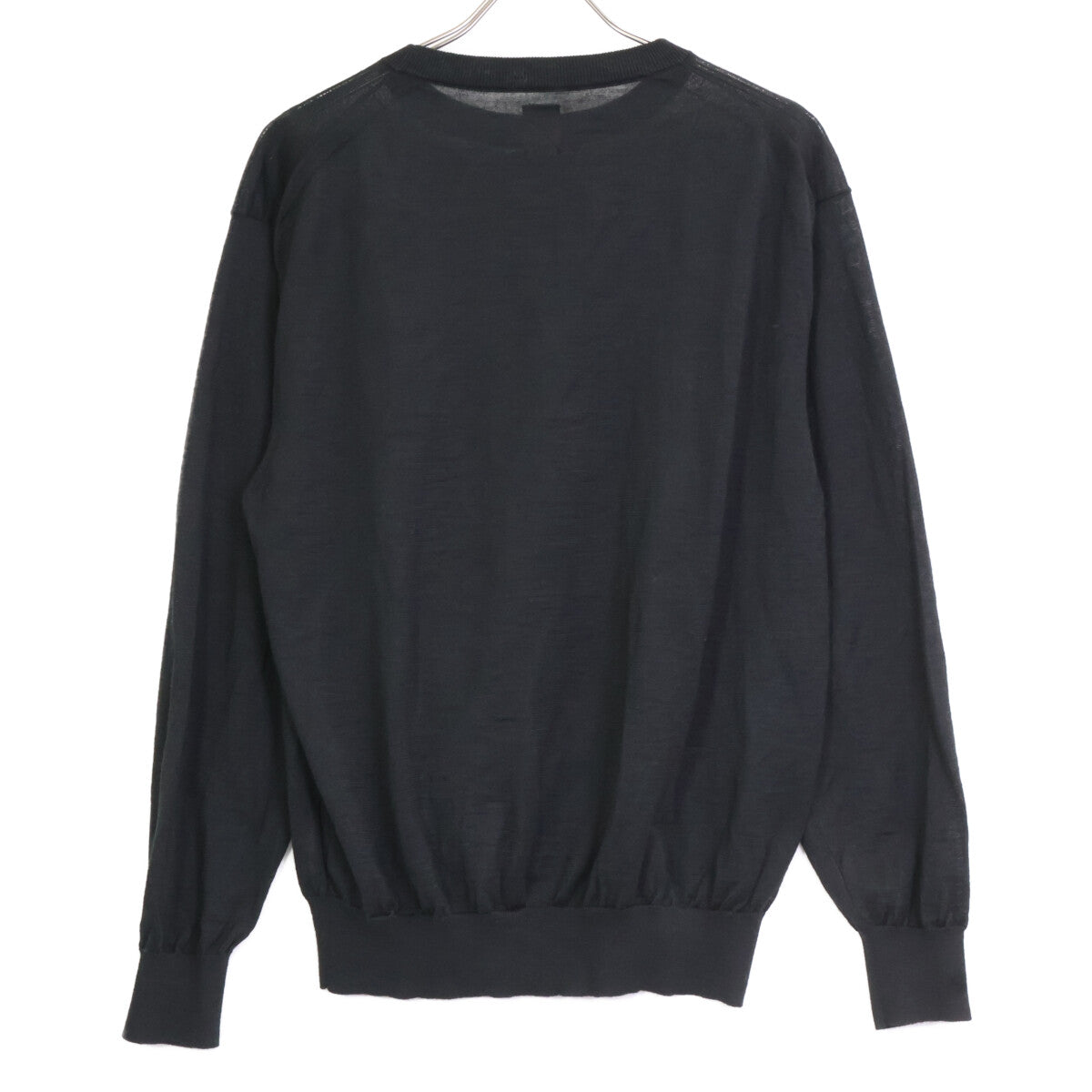 BATONER バトナー ﾌﾞﾗｯｸ BN-24SM-051 CHOMA CREW NECK ﾆｯﾄ トップス 1