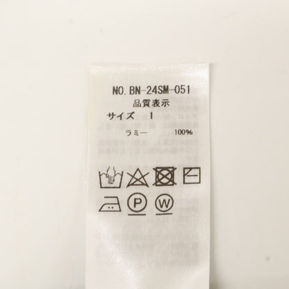 BATONER バトナー ﾌﾞﾗｯｸ BN-24SM-051 CHOMA CREW NECK ﾆｯﾄ トップス 1