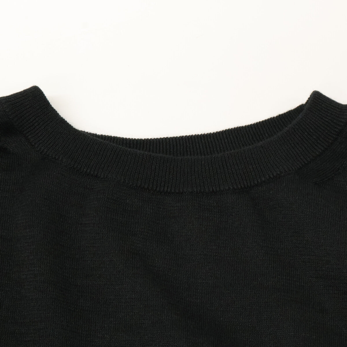 BATONER バトナー ﾌﾞﾗｯｸ BN-24SM-051 CHOMA CREW NECK ﾆｯﾄ トップス 1