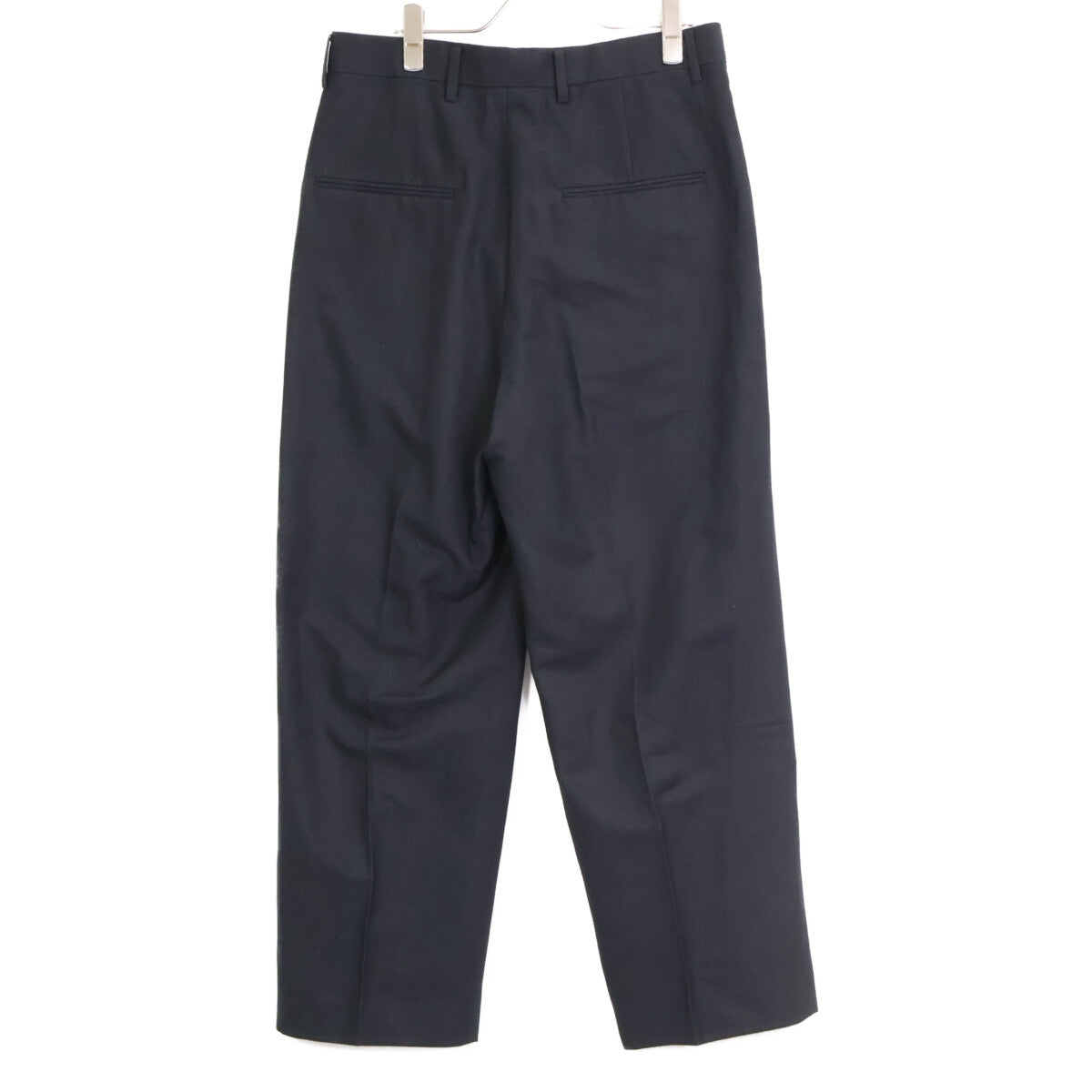 ATON エイトン ﾌﾞﾗｯｸ PRAGCW0701 SILK WASHI TWILL ﾜｲﾄﾞﾊﾟﾝﾂ ボトムス 4