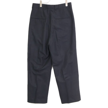 ATON エイトン ﾌﾞﾗｯｸ PRAGCW0701 SILK WASHI TWILL ﾜｲﾄﾞﾊﾟﾝﾂ ボトムス 4