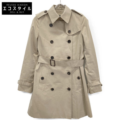 BURBERRY LONDON バーバリーロンドン B1A59-830-51 ﾍﾞｰｼﾞｭ ｺｯﾄﾝ 裏地ﾉﾊﾞﾁｪｯｸ ﾄﾚﾝﾁｺｰﾄ コート 36