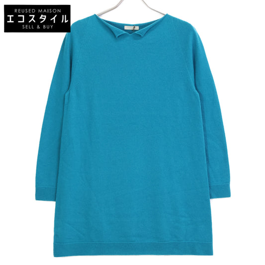 TOYOBOSHI トウヨウボウシ 糸衣 TAMATA 09IT-EF0002 ﾌﾞﾙｰｸﾞﾘｰﾝ ｶｼﾐﾔ100ﾆｯﾄｾｰﾀｰ トップス 2