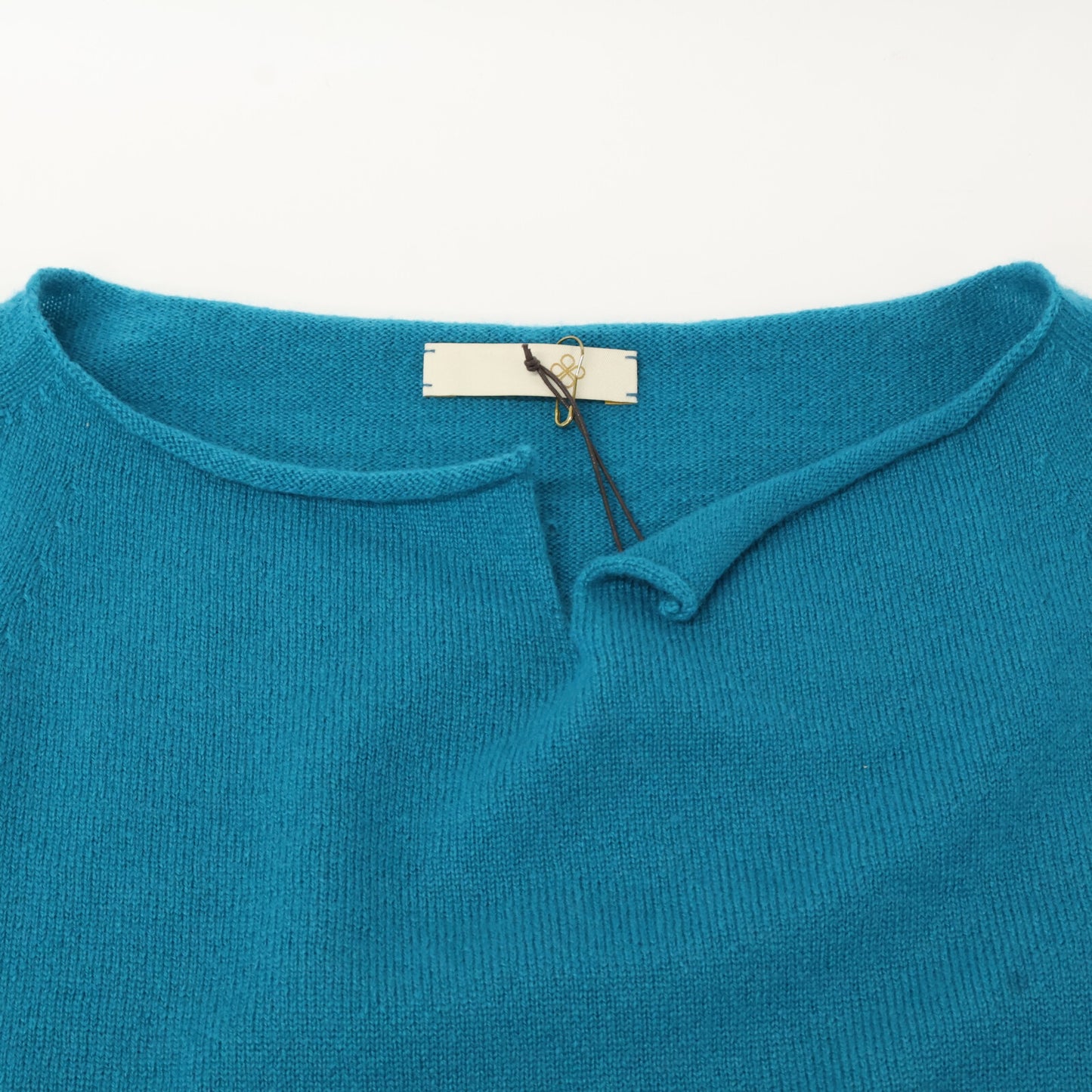 TOYOBOSHI トウヨウボウシ 糸衣 TAMATA 09IT-EF0002 ﾌﾞﾙｰｸﾞﾘｰﾝ ｶｼﾐﾔ100ﾆｯﾄｾｰﾀｰ トップス 2