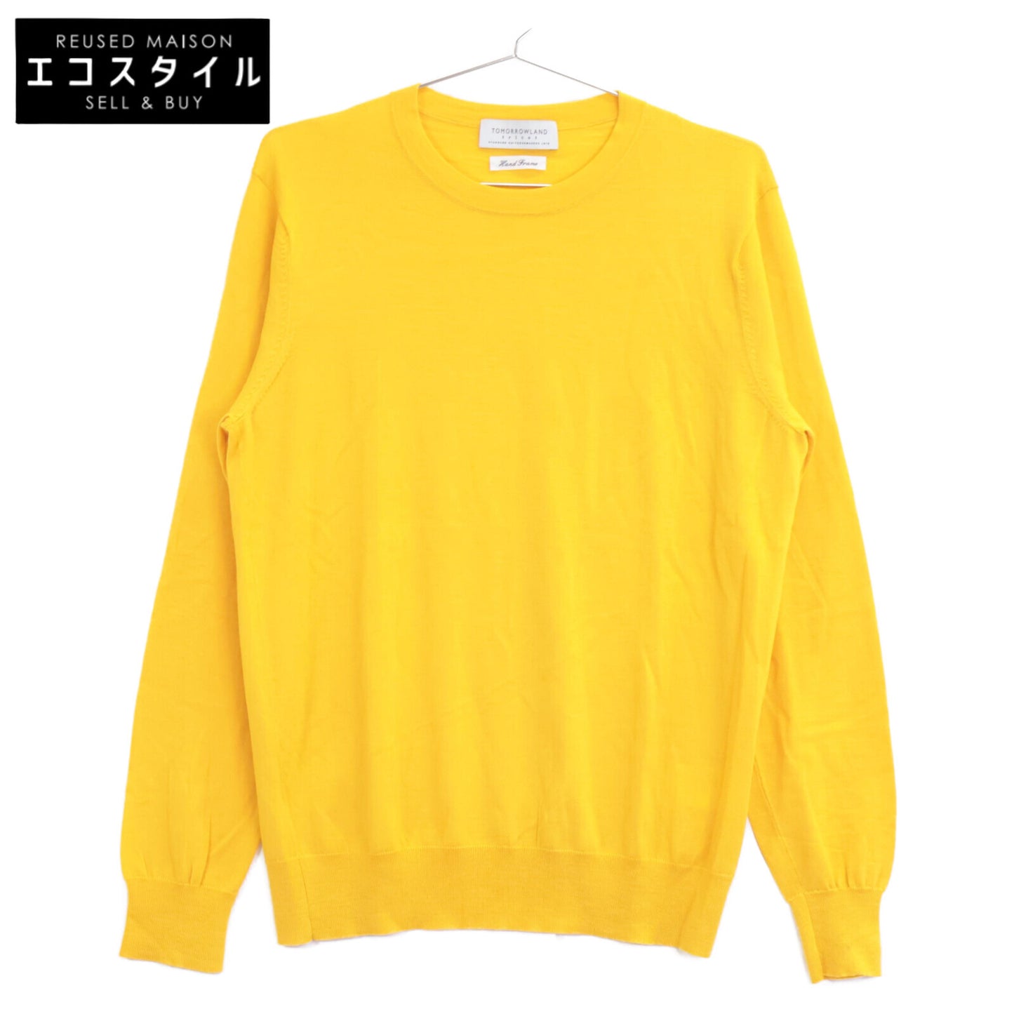 TOMORROWLAND トゥモローランド tricot トリコット 63-02-14-02003 スーパーファインメリノウール クルーネック ニットセーター/ トップス S
