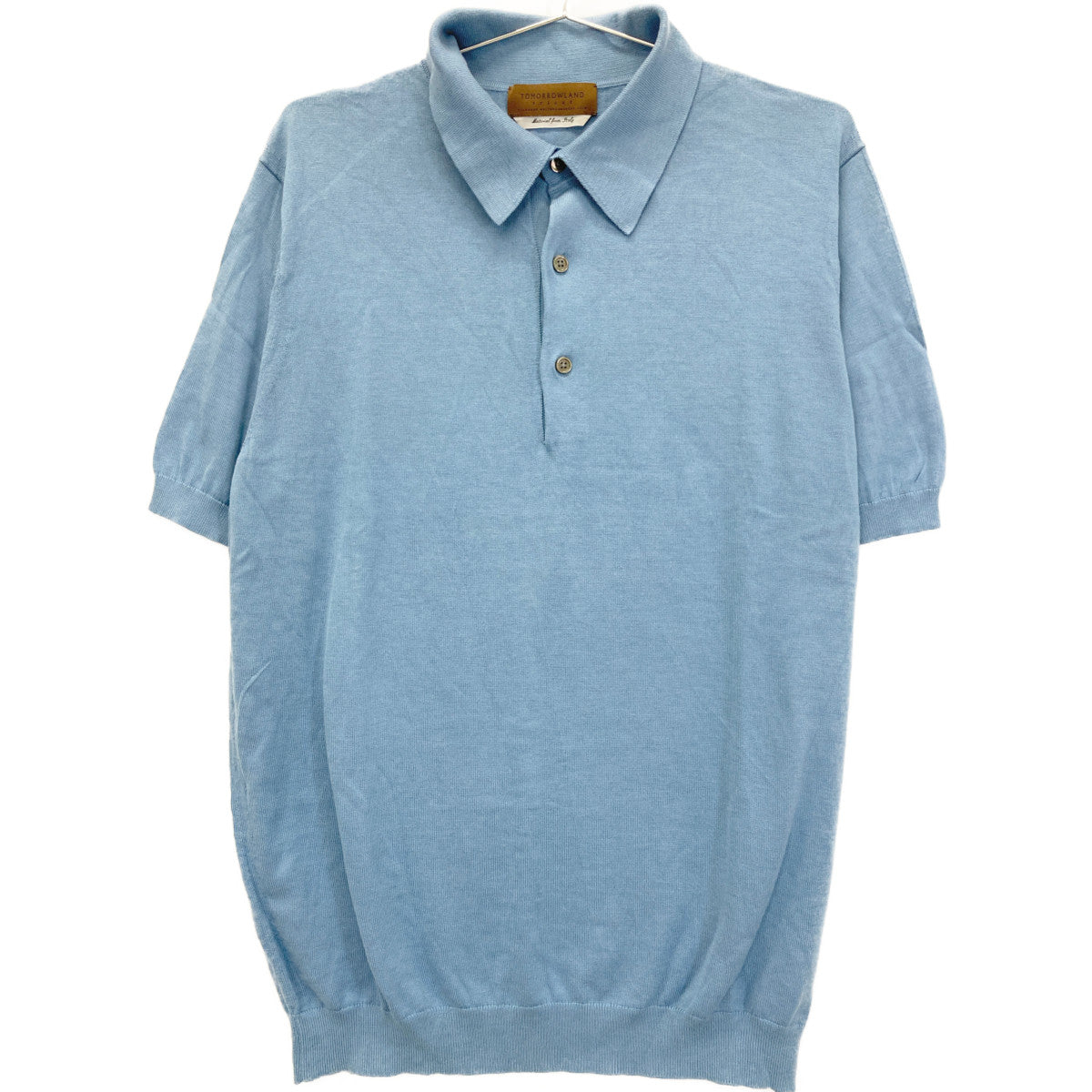 TOMORROWLAND トゥモローランド 【美品】61-02-22-02011 シルクコットン ニットポロシャツ/ トップス M