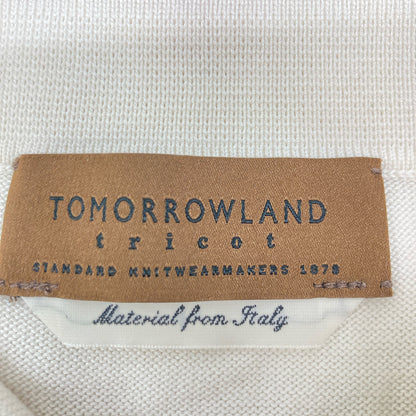 TOMORROWLAND トゥモローランド 【美品】61-02-22-02011 シルクコットン ニットポロシャツ/ トップス M