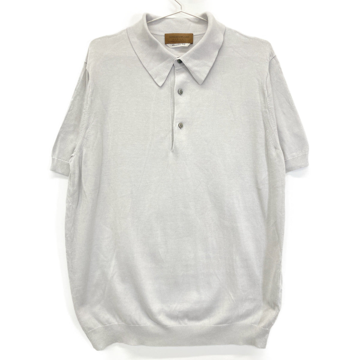 TOMORROWLAND トゥモローランド 【美品】61-02-22-02011 シルクコットン ニットポロシャツ/ トップス M