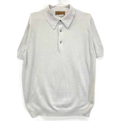 TOMORROWLAND トゥモローランド 【美品】61-02-22-02011 シルクコットン ニットポロシャツ/ トップス M