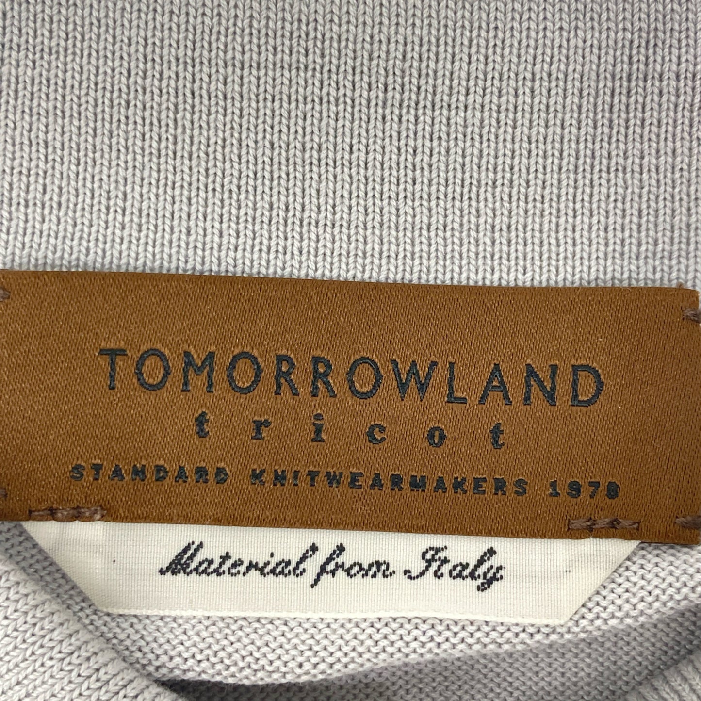 TOMORROWLAND トゥモローランド 【美品】61-02-22-02011 シルクコットン ニットポロシャツ/ トップス M