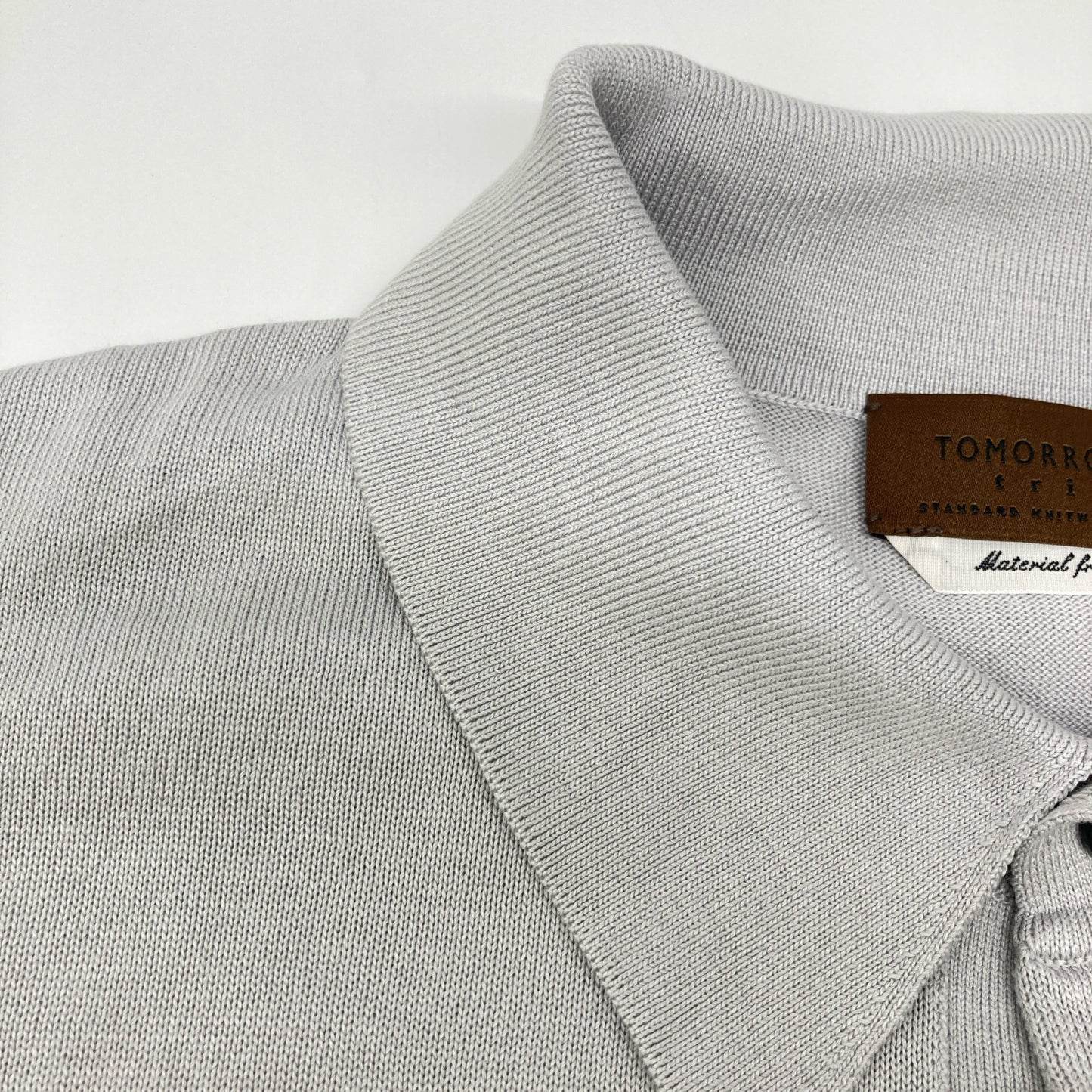 TOMORROWLAND トゥモローランド 【美品】61-02-22-02011 シルクコットン ニットポロシャツ/ トップス M