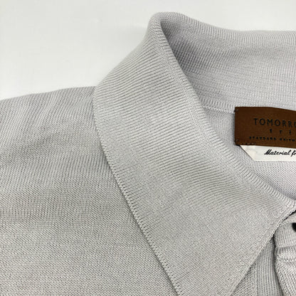 TOMORROWLAND トゥモローランド 【美品】61-02-22-02011 シルクコットン ニットポロシャツ/ トップス M