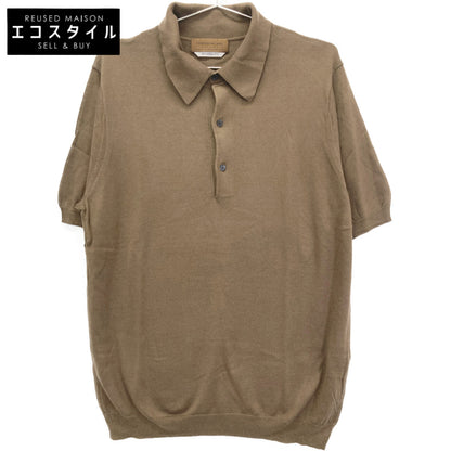 TOMORROWLAND トゥモローランド 【美品】61-02-12-02002 SESIA シルクコットン ニットポロシャツ/ トップス M