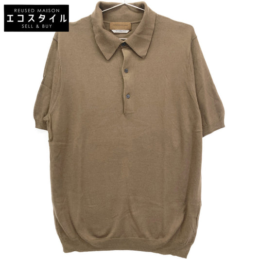 TOMORROWLAND トゥモローランド 【美品】61-02-12-02002 SESIA シルクコットン ニットポロシャツ/ トップス M