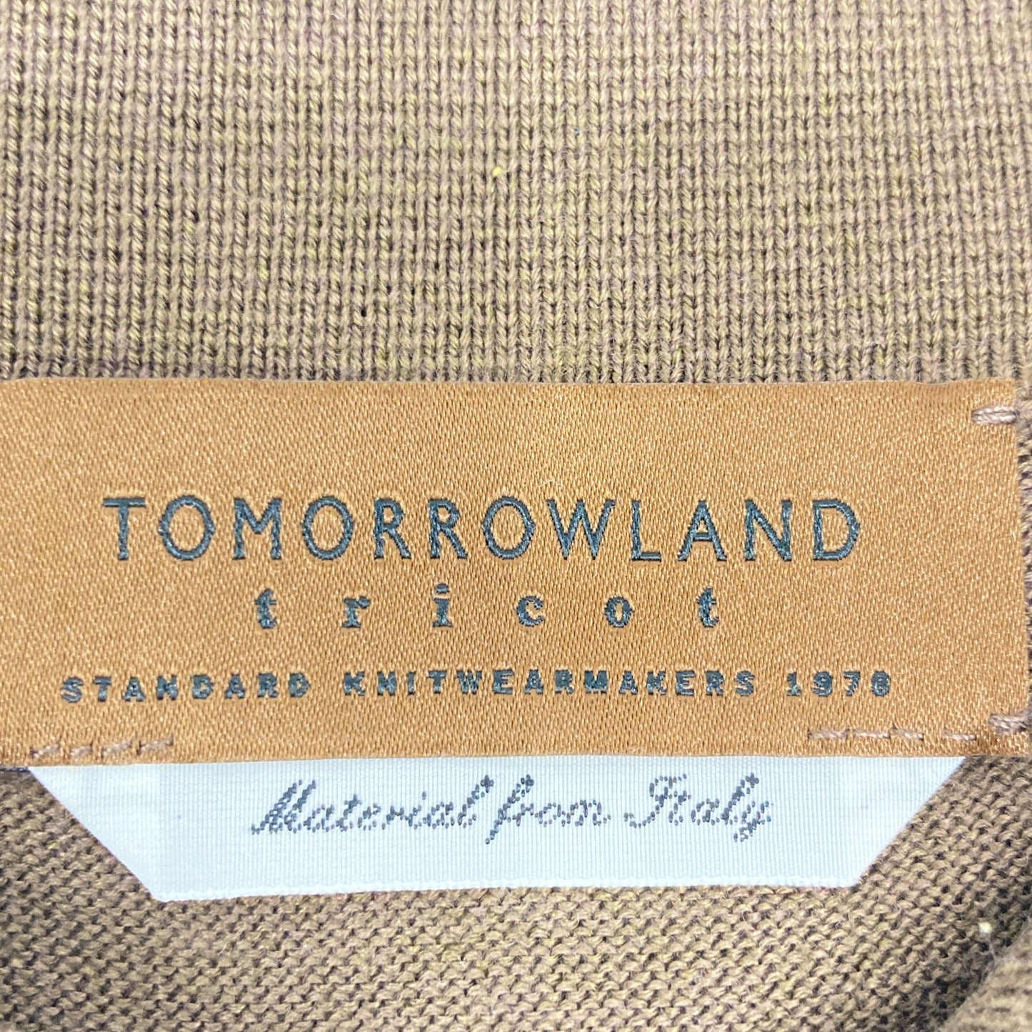 TOMORROWLAND トゥモローランド 【美品】61-02-12-02002 SESIA シルクコットン ニットポロシャツ/ トップス M