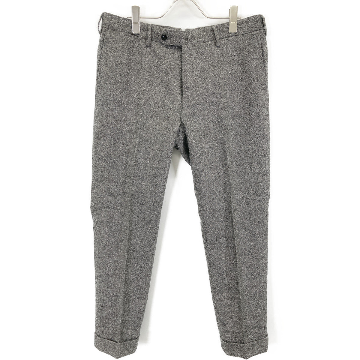 TOMORROWLAND PILGRIM トゥモローランドピルグリム ｸﾞﾚｰ ｽﾄﾚｯﾁﾎｰﾑｽﾊﾟﾝ ﾉｰﾌﾟﾘｰﾂｽﾘﾑｽﾗｯｸｽ MARZOTTO生地 ボトムス 48