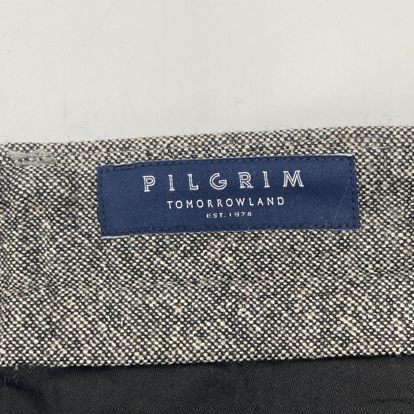 TOMORROWLAND PILGRIM トゥモローランドピルグリム ｸﾞﾚｰ ｽﾄﾚｯﾁﾎｰﾑｽﾊﾟﾝ ﾉｰﾌﾟﾘｰﾂｽﾘﾑｽﾗｯｸｽ MARZOTTO生地 ボトムス 48