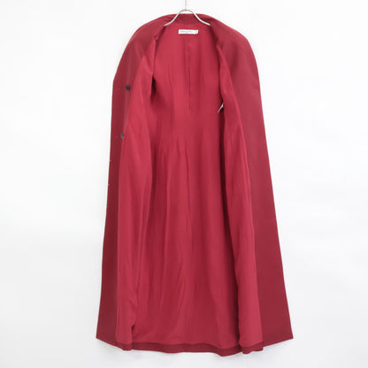 Christian Dior クリスチャンディオール 美品 国内正規 541R08A175 ウールシルク ミディ ブレザードレス ワンピース F36