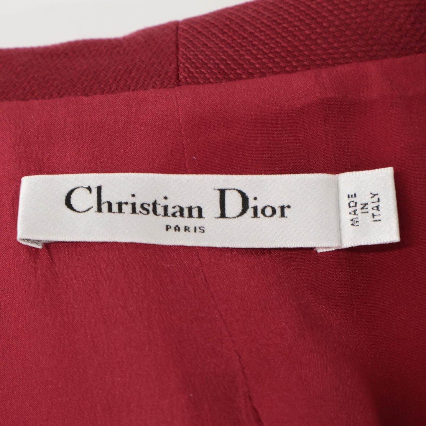 Christian Dior クリスチャンディオール 美品 国内正規 541R08A175 ウールシルク ミディ ブレザードレス ワンピース F36