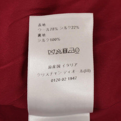 Christian Dior クリスチャンディオール 美品 国内正規 541R08A175 ウールシルク ミディ ブレザードレス ワンピース F36