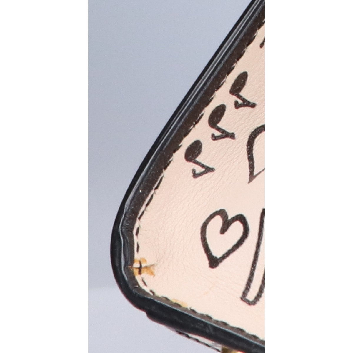 DOLCE&GABBANA ドルチェアンドガッバーナ AMORE WELCOME レザー ダブルハンドル ハンドバッグ