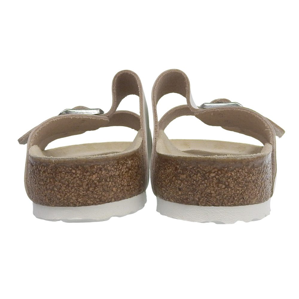 BIRKENSTOCK ビルケンシュトック 新品同様 アリゾナBS レザー サンダル EVA レギュラーフィット シューズ メンズ 白 ホワイト 39 シューズ 39