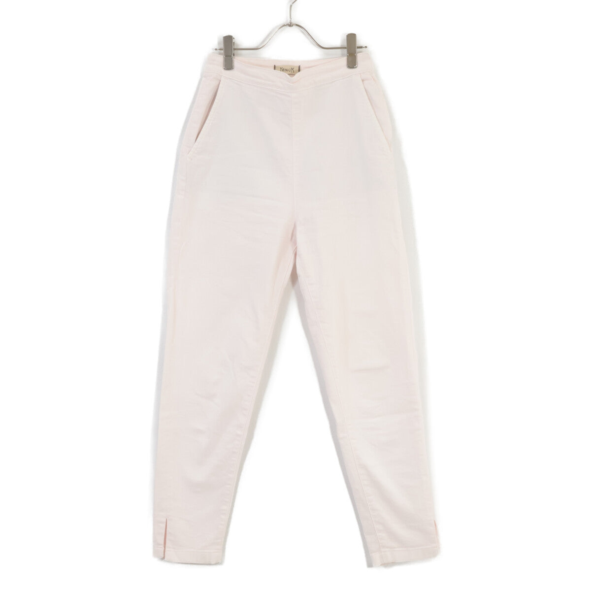 YANUK ヤヌーク 57152510 ﾋﾟﾝｸ ×樋口かほり ｸﾛｯﾌﾟﾄﾞﾃｰﾊﾟｰﾄﾞ ボトムス S