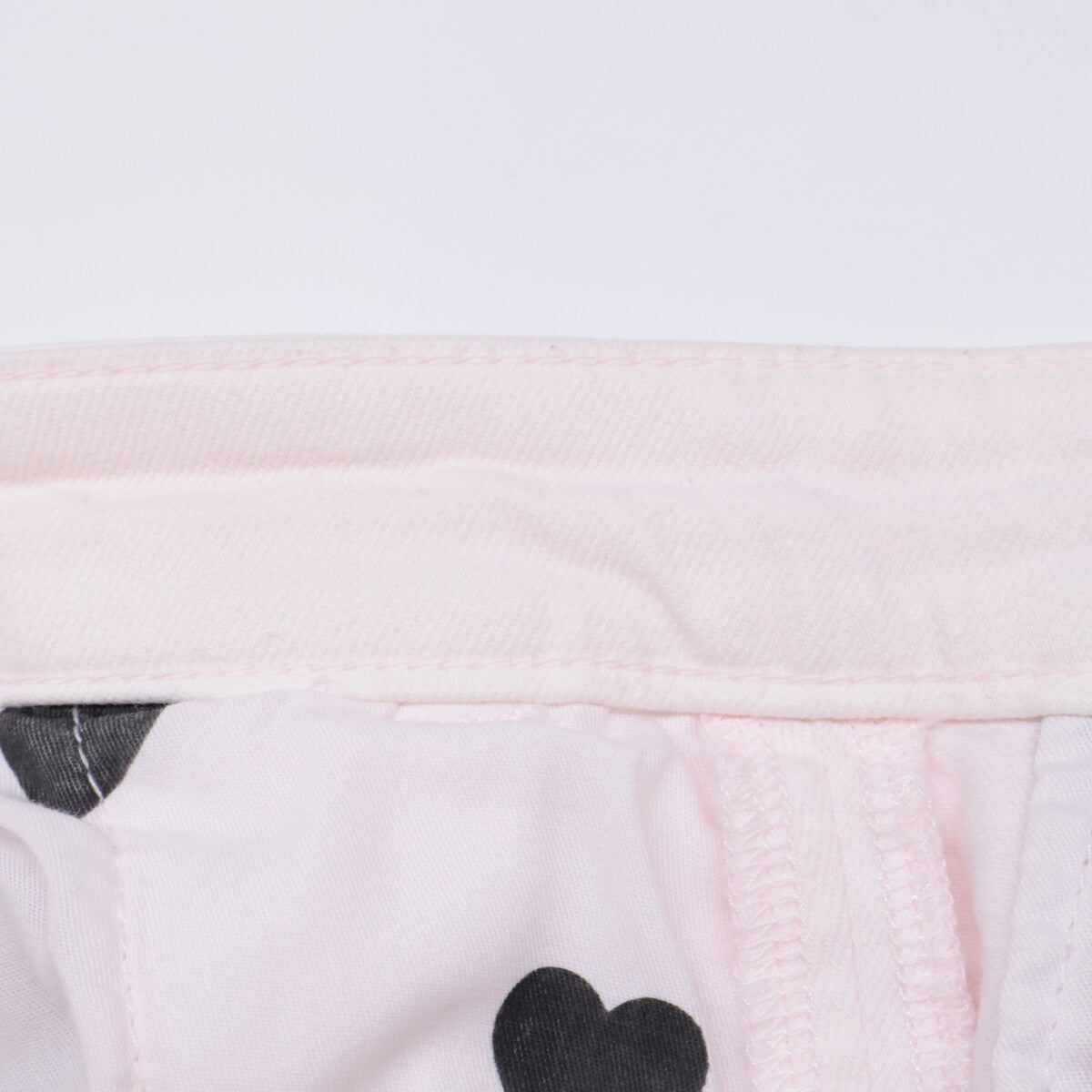 YANUK ヤヌーク 57152510 ﾋﾟﾝｸ ×樋口かほり ｸﾛｯﾌﾟﾄﾞﾃｰﾊﾟｰﾄﾞ ボトムス S