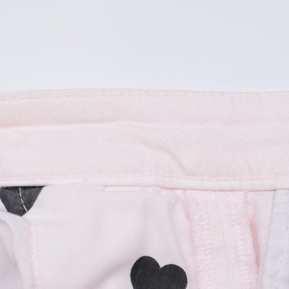 YANUK ヤヌーク 57152510 ﾋﾟﾝｸ ×樋口かほり ｸﾛｯﾌﾟﾄﾞﾃｰﾊﾟｰﾄﾞ ボトムス S